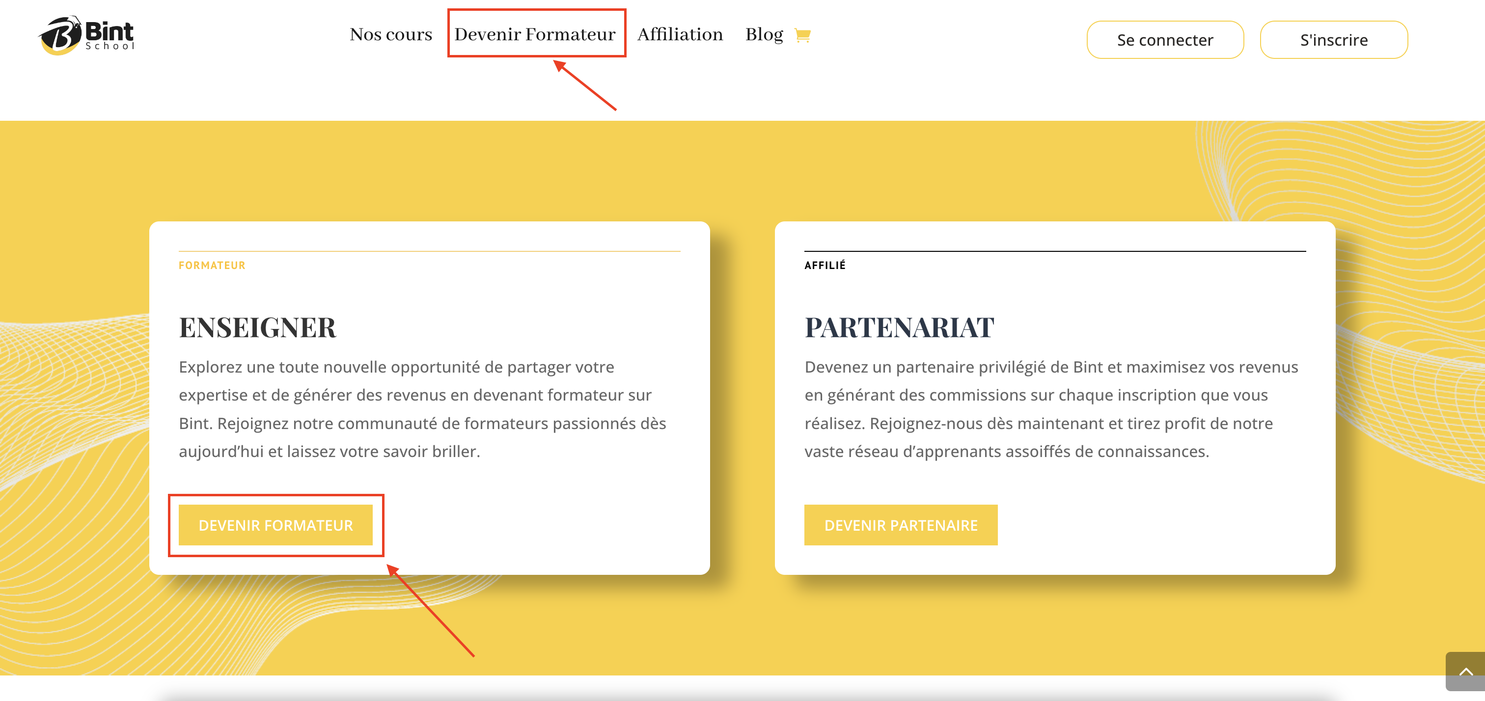 devenir formateur sur bint